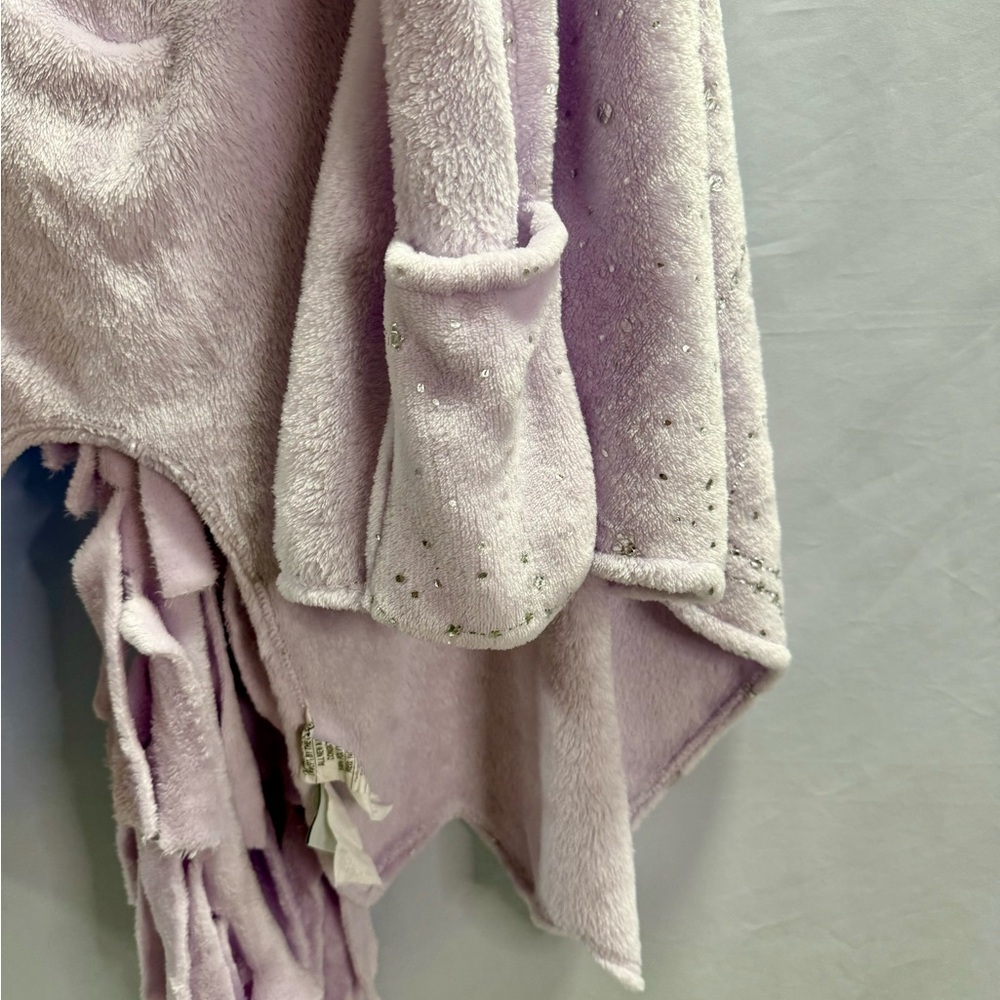 Nicole Miller Kids Wearable Unicorn Blanket Wrap Hooded Pockets Tail Lavender - Picture 5 of 8